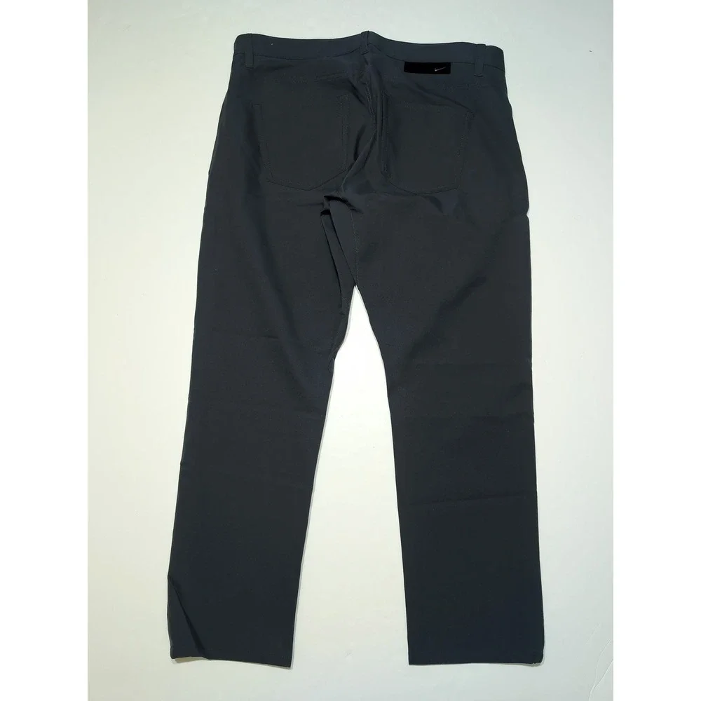 NIKE Golf Pants Men 35x30 Grey NWOT Dri-FIT Repel 5-Pocket Slim Fit DA3064-070